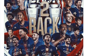 Back2Back, sebut akun resmi PSG di X. Foto: X.com