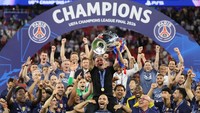 Pertahankan Gelar Liga Champions, PSG Ikuti Jejak Real Madrid