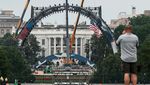 Potret Gedung Putih Disulap Jadi Arena UFC