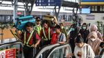 14 Ribu Penumpang Arus Balik Tiba di Stasiun Pasar Senen