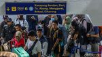14 Ribu Penumpang Arus Balik Tiba di Stasiun Pasar Senen