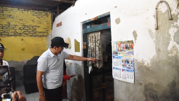Kondisi rumah warga Sedati Sidoajro yang memprihatinkan
