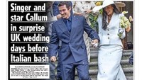 Dua Lipa dan Callum Turner Menikah di London, Baju Pengantinnya Jadi Sorotan