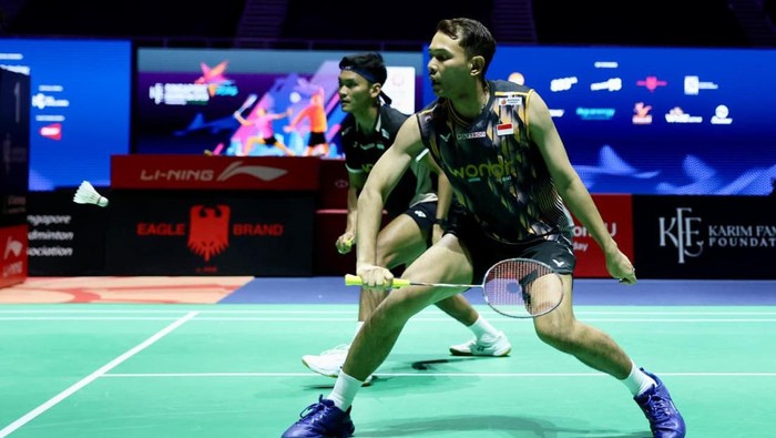 Fajar Alfian/Muhammad Shohibul Fikri di Singapore Open 2026