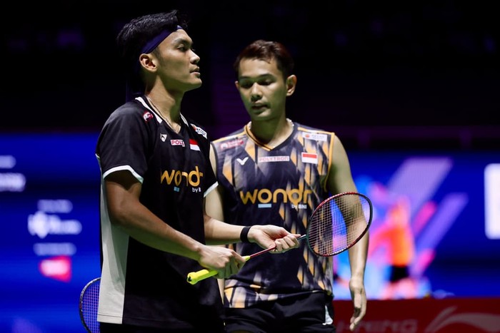 Fajar Alfian/Muhammad Shohibul Fikri di Singapore Open 2026