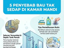 5 Penyebab Muncul Bau Tak Sedap di Kamar Mandi yang Bikin Enek!