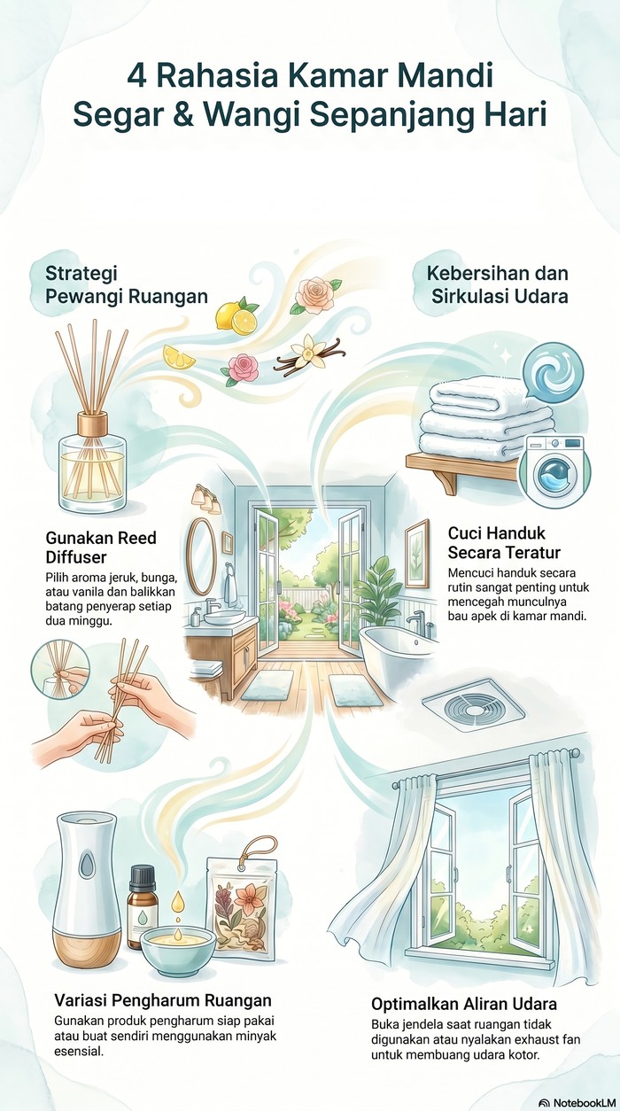 Infografis Kamar Mandi Wangi