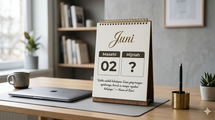 Kalender Hijriah Hari Ini 2 Juni