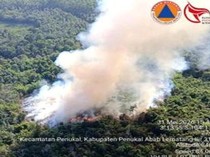Karhutla di PALI Meluas di 3 Lokasi, Helikopter Lakukan 53 Kali Water Bombing