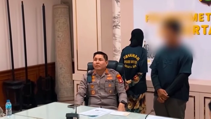 Polisi menangkap pasutri RM dan ER, pemilik penyelenggara pernikahan (WO) di Jaktim yang menipu puluhan calon pengantin. (Dok. IG @alfiannurrizal.id)