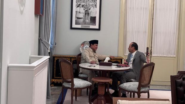 Presiden Prabowo menerima kunjungan dari Wakil PM sekaligus Menteri Negara Urusan Pertahanan Qatar, Sheikh Saoud bin Abdulrahman bin Hassan bin Ali Al Thani.