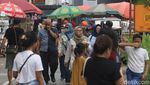 Ribuan Pengunjung Nikmati Libur di Kota Tua