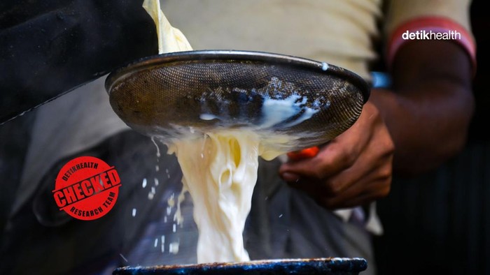 Viral tren minum susu mentah
