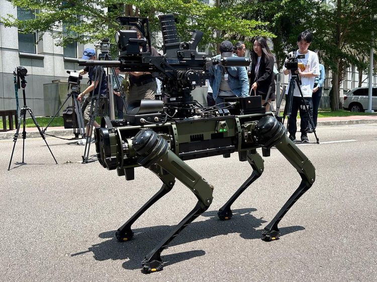 Robot Anjing Tempur Perkuat Pertahanan Masa Depan Taiwan
