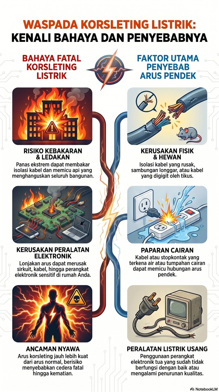 Bahaya Korsleting Listrik