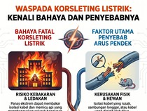 Kebakaran Hebat di Kemayoran Diduga Berawal Korsleting Listrik, Ini Bahayanya