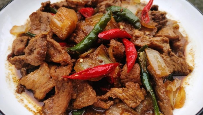 Daging bumi hangus khas Samarinda.