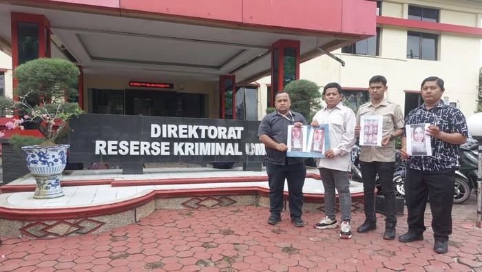 Foto: GMD membuat laporan ke Polda Sumut (dok. Istimewa)