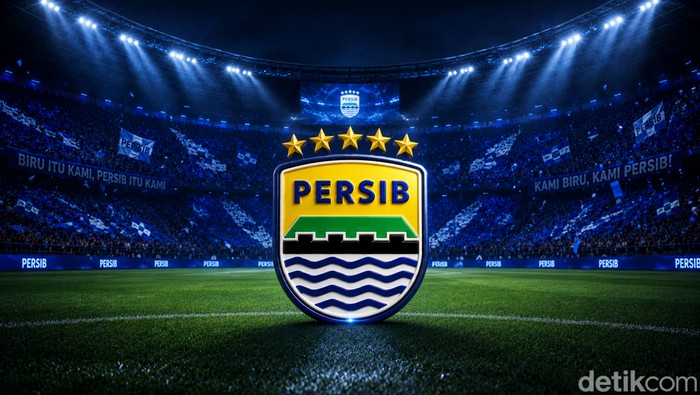 Ilustrasi logo Persib Bandung.