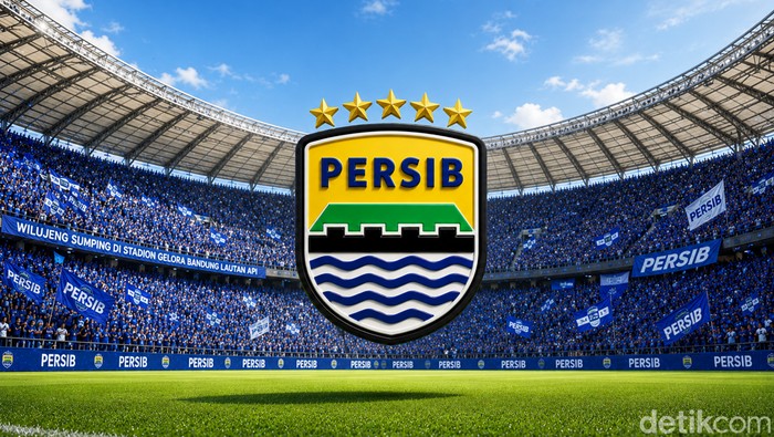 Ilustrasi logo Persib Bandung.