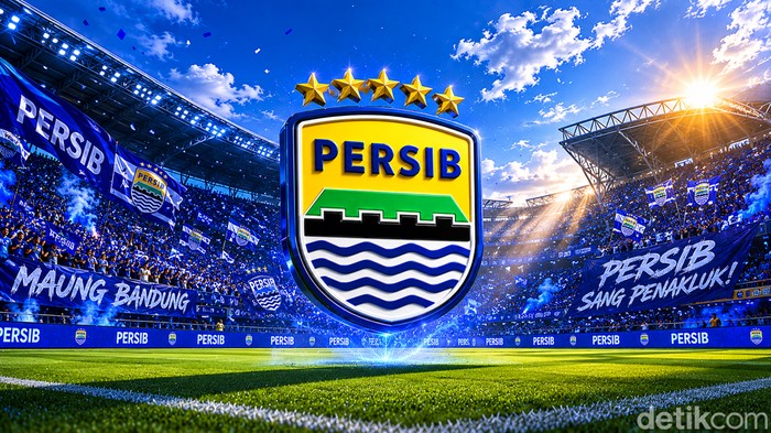 Ilustrasi logo Persib Bandung.