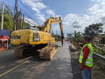 Jembatan Gondang 1 Jalur Utama Tulungagung-Trenggalek Ditutup Total