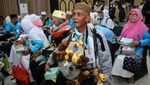 Kloter Pertama Jamaah Haji Mulai Tiba di Tanah Air