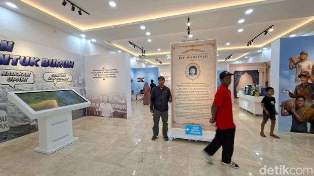 Museum Marsinah di Nganjuk ramai dikunjungi setelah resmi dibuka untuk umum.
