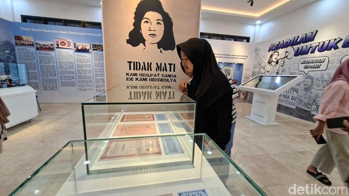 Museum Marsinah di Nganjuk ramai dikunjungi setelah resmi dibuka untuk umum.
