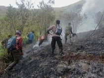 59 Personel Dikerahkan di Hari Ketiga Karhutla Gunung Arjuno-Welirang