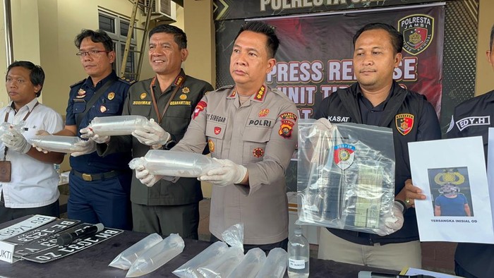 Polisi menggagalkan pengiriman puluhan ribu benih lobster asal Banten di Jambi