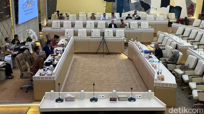 RDPU Komisi II DPR membahas masukan RUU Pemilu di Kompleks Parlemen, Senayan, Jakarta, Selasa (2/6/2026).