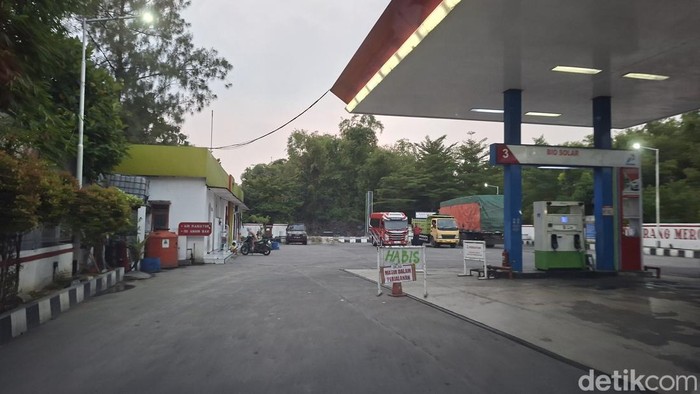 Sejumlah SPBU di Bojonegoro mengalami kekosongan stok solar.