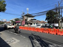 Uji Coba Rekayasa Lalin di Jalan Hang Tuah Denpasar Diperpanjang 16-30 Juni