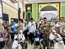 Kloter Pertama Jemaah Haji dari OKU Timur Tiba di Sumsel