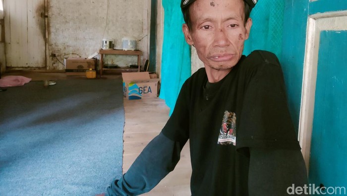 Ayi, pria Cianjur yang ditemukan di Lereng Gunung Salak kini sudah berada di rumah