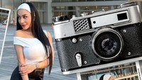 Denada memperlihatkan foto-foto hasil jepretan Aisha Aurum di Instagram. (Foto: dok Instagram denadaindonesia)