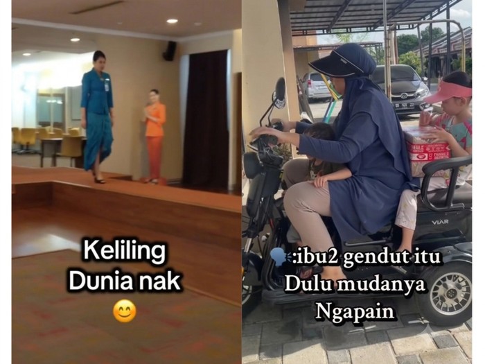 Dulu pramugari sering keliling dunia, kini ia jadi ibu rumah tangga sederhana.