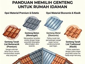 3 Rekomendasi Genteng buat Atap Rumah, dari Termurah Sampai Paling Estetis