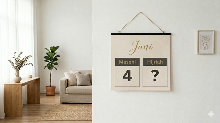 Kalender Hijriah hari ini, 4 Juni 2026.