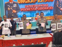 Polresta Sidoarjo Bongkar 33 Kasus Narkoba Sepanjang Mei 2026