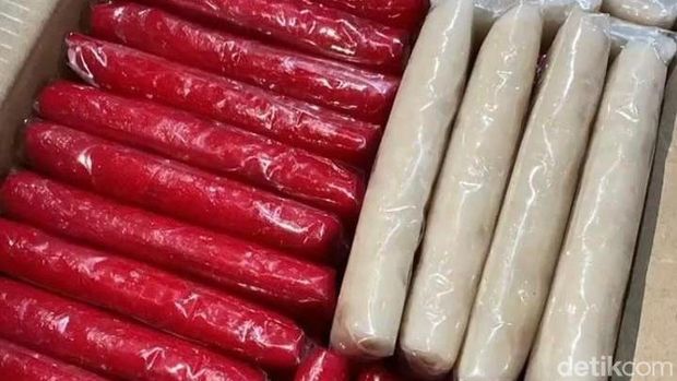 Kropok basah khas Pangkalan Bun, Kabupaten Kotawaringin Barat (Kobar), Kalteng yang lezatnya bikin ketagihan. (Sigit Pamungkas/detikKalimantan)