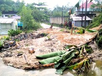 Lahan Kosong di Tarakan Longsor Akibat Hujan, Jalan Tertimbun Lumpur 2 Meter