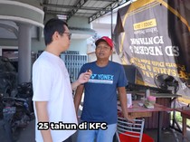25 Tahun Jadi Manajer KFC, Pria Ini Sekarang Jualan Ayam Goreng Kaki Lima