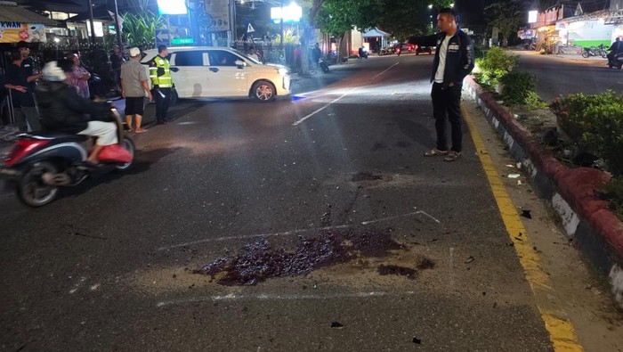 Polisi mendatangi lokasi kecelakaan di Bangka