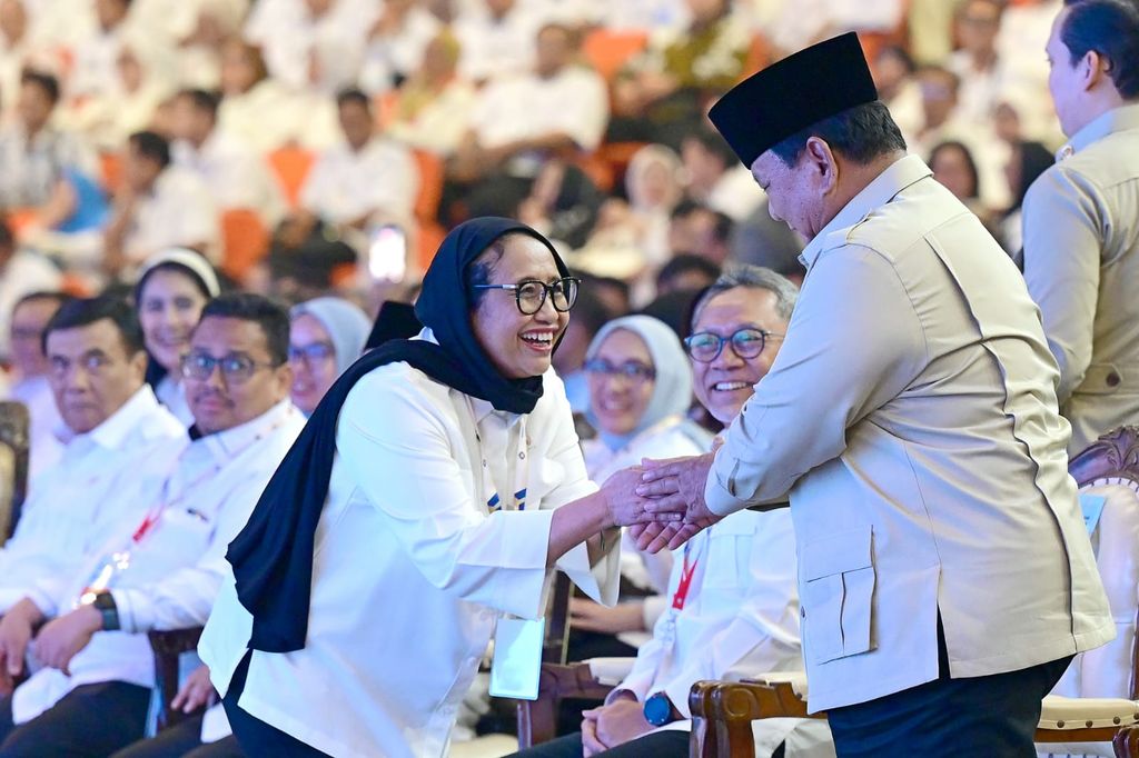 Presiden RI Prabowo Subianto menghadiri acara Building Indonesia's Future Generations Through Nutrition yang diselenggarakan di Sentul International Convention Center (SICC), Kabupaten Bogor, Provinsi Jawa Barat, pada Rabu, (3/6/2026). (Biro Pers Presiden RI)