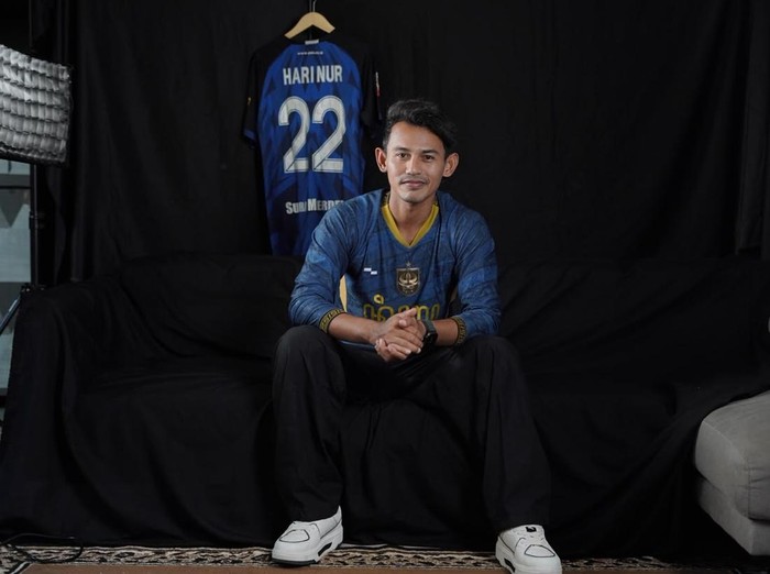Hari Nur Yulianto saat diperkenalkan sebagai pemain baru PSIS Semarang, Rabu (3/6/2026).