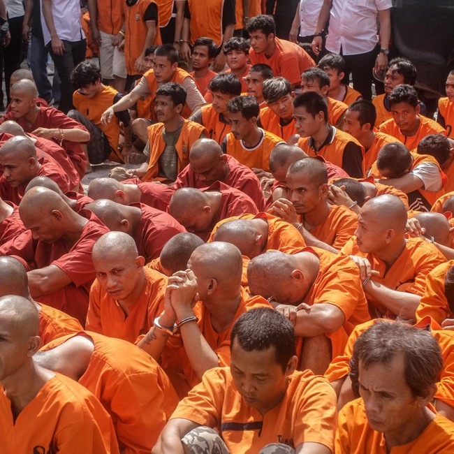 525 Bandit Curanmor dan Begal Dibekuk Polisi di Riau