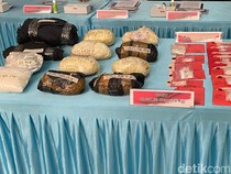 9,5 Kg Sabu Diamankan di Banjarmasin dari 2 Orang Jaringan Fredy Pratama