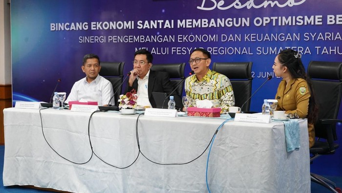 Bank Indonesia bersama Pemerintah Sumsel bincang ekonomi di kantor BI Sumsel